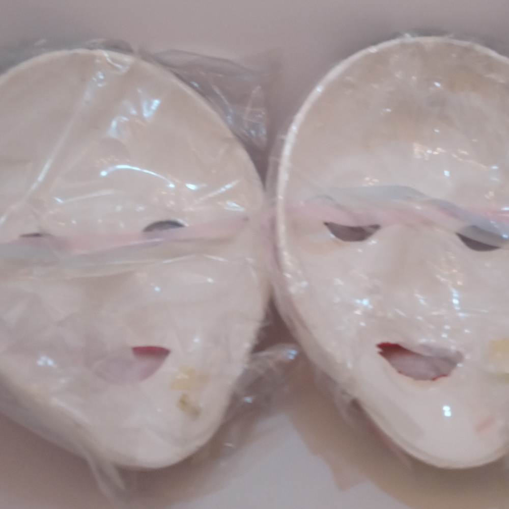 Pair of Hanging Face Masks - Picture 5 of 5